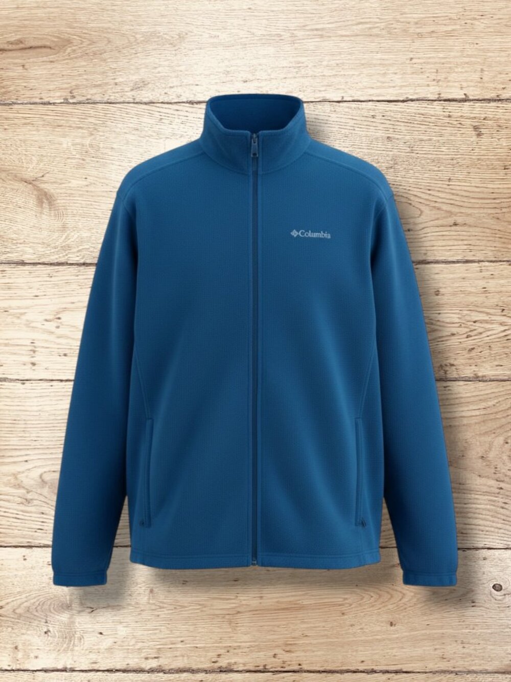 Columbia Omni-Heat Thermal Reflective Fleece Full Zip Jacket Blue Men XXL